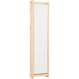 Sobna pregrada s 4 panela od tkanine 160 x 170 x 4 cm krem | Eponuda.ba