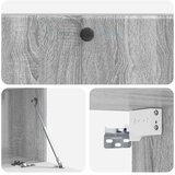 TV Omarica za TV, ki jo lahko montiraš na steno Siva Sonoma, (5000220394) | Shoptok.si