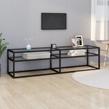vidaXL TV omarica prozorna 160x40x40,5 cm kaljeno steklo Cene