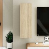 TV ormarić boja hrasta 30,5 x 30 x 90 cm od konstruiranog drva | shoptok.hr