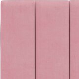  Posteljni okvir z vzglavjem roza 120x200 cm žamet, (21081591) | Shoptok.si