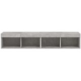 TV ormarići s LED svjetlima 2 kom siva boja betona 80x30x30 cm | shoptok.hr