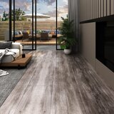 vidaXL PVC talne plošče 5,02 m² 2 mm samolepilne mat rjava barva lesa Cene