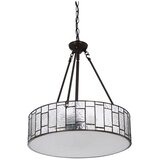 Premier Housewares Kovinska viseča svetilka s steklenim senčilom ø 46 cm Waldorf – | Shoptok.si