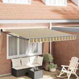 vidaXL Avtomatska zložljiva tenda zelena in rumena 300x250 cm, Zamenjava tkanine za tendu za okvir 3x2.5 m zelena in rumena Cene