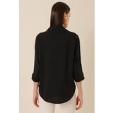 By Saygı Polo Neck Three Quarter Sleeve Ayrobin Blouse | Shoptok.si