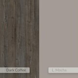 Livetastic Stenski Obešalnik Lumina, Mocha Rjava, Temno Rjava | Shoptok.si
