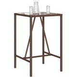  barski stol smeđi 70 x 70 x 110 cm od poliratana | Eponuda.com