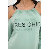 Kesi Tres Chic dark mint dress | shoptok.hr