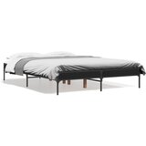 vidaXL Okvir za krevet crni 140x190 cm konstruirano drvo i metal Cijene