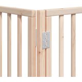  Vrata za pse s vratašcima 8 panela sklopiva 640 cm drvo topole | shoptok.hr