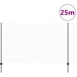 vidaXL ograjni stebri 22 kosov U-kanal siva 140 cm jeklo, šesterokotna ograja siva 1,4x25 m jeklo | Shoptok.si