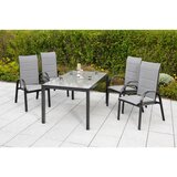Gardenson Vrtni Set Marini, 5-Delno, Aluminij, Steklo | Shoptok.si
