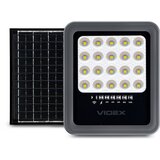 VIDEX Solarni komplet reflektor 6W 500lm 5000K + solarni panel + IR daljinski upravljalnik | Shoptok.si