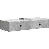 Stolna montirana na zid Betonska siva 87,5 x 34,5 x 17 cm | shoptok.hr