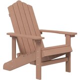  Vrtne stolice Adirondack 2 kom HDPE smeđe | shoptok.hr