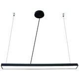  LED luster na sajli LED/32W/230V 4000K, prečnik 120 cm, crne boje | Eponuda.com