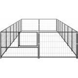 Kavez za pse crni 14 m² čelični | shoptok.hr