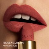 Gucci Beauty Rouge à Lèvres Matte Lipstick matirajoča šminka odtenek 530 Emilie Burgundy 3.5 g | Shoptok.si