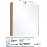 ogledalo sa ormarićem soft 65cm 0857