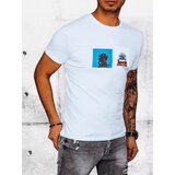 DStreet White men's T-shirt with print Cene