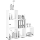 XORA REGAL 112/114/35 cm bela | Shoptok.si