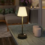 New Garden Namizna svetilka temno siva z LED polnilno z zatemnitvijo na dotik - Renata Cene