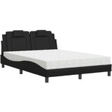  Krevet s madracem crni 120 x 200 cm od umjetne kože | shoptok.hr