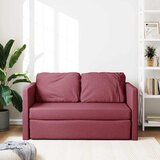  Podni kauč na razvlačenje 2-u-1 boja vina 112x174x55 cm baršun | Eponuda.com