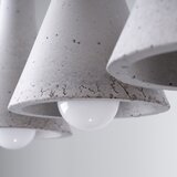 Sollux Lighting SL.1225 - visilica na sajli rea 3xE14/12W/230V beton | Eponuda.com