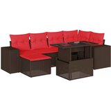  9-dijelni set vrtnih sofa s jastucima od poliratana bagrem | shoptok.hr