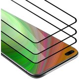  huawei P40 - zaščitna folija v transparentno s čarno - 3-pack kaljeno steklo za zaščito zaslona s trdoto 9H in 3D dotikom, (20548232) | Shoptok.si