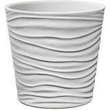 Soendgen okrugla tegla za biljke Sonora (Vanjska dimenzija (ø x V): 7 x 6 cm, Bijele boje, Keramika, Mat) Cijene