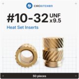 CNC Kitchen Navojni vložki #10-32 UNF - #10-32 x 9.5 | Shoptok.si