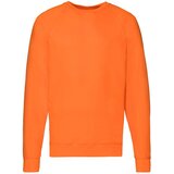 Fruit Of The Loom Orange Men's Sweatshirt Lightweight Raglan Sweat | Shoptok.si