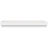  Okvir kreveta s LED svjetlima bijeli 75 x 190 cm | Eponuda.ba