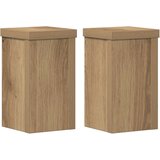  Stalci za biljke 2 kom boja hrasta 10x10x18 cm drveni | shoptok.hr