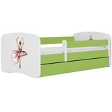 HAPPYKIDS Dječji krevet Dreamy balerina 180x80 sa madracem bez ladice Zelena | shoptok.hr