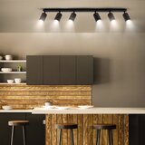  Brilagi - Kupatilska reflektorska svetiljka SELE 6xGU10/30W/230V IP44 crna | Eponuda.com