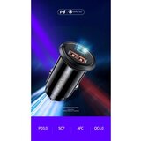 Usams avtopolnilec 12/24V univerzalni CC086 C12 izhodna moč 4A 30W quick charge 4.0 - bel | Shoptok.si