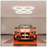  LED prigušiva plafonska svetiljka HEXAGON LED/192W/85-265V 5000K CRI 90 IP54 bela Cene
