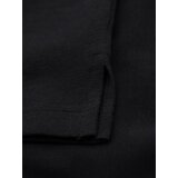 Ombre Men's polo shirt with zip neckline - black | shoptok.hr