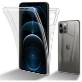 Cadorabo Ohišje, združljiv z Appleom v prozorni - 360 ° Zaščitni pokrov celotnega telesa - zaščita spredaj in hrbta, vsestranska zaščita z zaščitnim zaslonom, (20571639) Cene