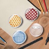 vidaXL Gumbi za značke s priponkami 100 kompletov akril 37 mm | Shoptok.si