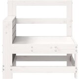  Sofa s naslonom za ruke bijela 69x62x70 5 cm od borovine | shoptok.hr