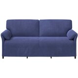 SOFA za 3 osobe Policijska plava 198 x 83 x 95 cm Baršun | shoptok.hr