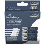 Mediarange Baterije punjive AAA, USB-C Li-Ion 1.5V I 500mAh, 4-Pack, MRBAT160 Cijene