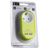 Entac Razdelilec 1X 16A 2X USB, limeta cene