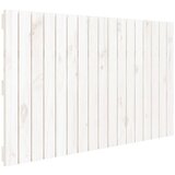 vidaXL Stensko posteljno vzglavje belo 108x3x60 cm trdna borovina, (20739358) | Shoptok.si