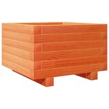  Vrtno cvetlično korito vošč. rjavo 40x40x26,5 cm trdna borovina, (21255640) | Shoptok.si